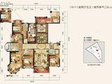 楚天逸品_6室2厅5卫 建面351平米