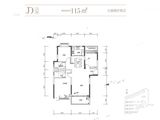 敏捷珑玥府_3室2厅2卫 建面115平米