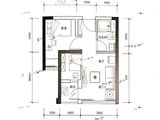 佳兆业时代大厦_1室1厅1卫 建面42平米