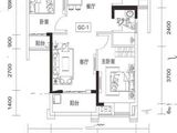 三和名仕城_2室2厅1卫 建面82平米