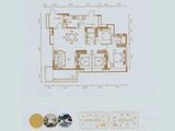 碧桂园荔山雅筑_4室2厅2卫 建面137平米