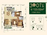 时代名庭_3室2厅2卫 建面123平米