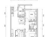 富力城八号园_2室2厅1卫 建面90平米