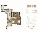 中梁滨水嘉苑_3室2厅2卫 建面99平米