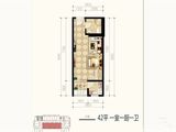 九锦1号_1室1厅1卫 建面42平米