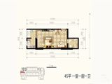 九锦1号_1室1厅1卫 建面41平米