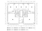 佳和中心_A/B座标准层平面图 建面1572平米