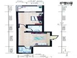 城西印象_1室2厅1卫 建面53平米