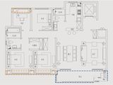 皖新朗诗麓院_4室2厅2卫 建面152平米