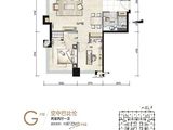 石家庄宝能中心_2室2厅1卫 建面87平米