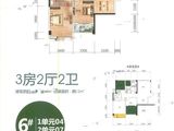 香樟林_3室2厅2卫 建面102平米