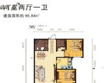 合创大厦_2室2厅1卫 建面96平米