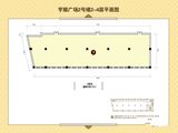 亨顺广场_2号楼2-4层平面图 建面3400平米