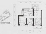 恒大望江华府_3室2厅1卫 建面88平米