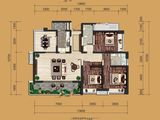 成都万达1号_4室2厅2卫 建面140平米