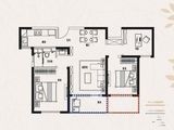金象朗诗红树林_3室2厅1卫 建面102平米