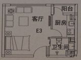 金湖盛景_1室1厅1卫 建面35平米