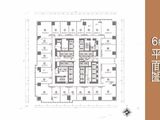 金投中心_6F平面图67-204.07㎡ 建面78平米