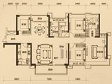 招商公园1872_4室2厅3卫 建面191平米