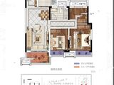 金科集美嘉悦_3室2厅1卫 建面86平米