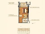 好得家悦城_1室1厅1卫 建面45平米