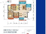 湘苑学府_3室2厅2卫 建面127平米