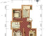 高新悦府_2室2厅1卫 建面98平米