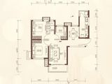 恒大城市之光_3室2厅1卫 建面119平米