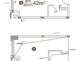 鲁商铂悦公馆_1室1厅1卫 建面42平米