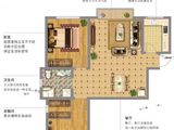 春天花园A区_2室2厅1卫 建面99平米