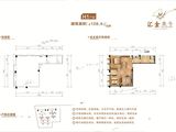 汇金壹号_2室2厅1卫 建面108平米