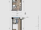 万科新都会_1室1厅1卫 建面35平米