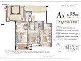 永临壹号_3室2厅2卫 建面95平米