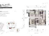 融创合景珑锦学府_3室2厅2卫 建面99平米