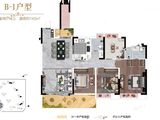 中欣楚天御府观澜_4室2厅2卫 建面143平米