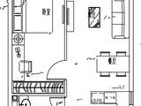 恒大中央广场_1室2厅1卫 建面59平米