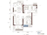 禹洲郎溪上里_2室2厅1卫 建面77平米