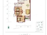 逸景佲园誉峰_3室2厅1卫 建面91平米