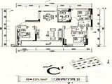 东投状元府_3室2厅2卫 建面125平米