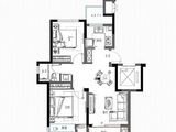 婺江印月_2室2厅1卫 建面75平米