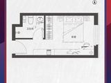 海唐广场_1室1厅1卫 建面27平米