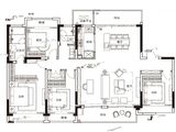 万达西区CLASS_4室2厅2卫 建面167平米