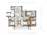 保利天汇公园壹号_4室2厅2卫 建面160平米