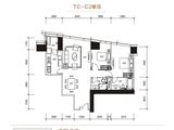 恒大中心写字楼_户型单页3 建面0平米