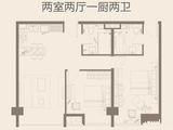 百家湖艺术公馆_2室2厅2卫 建面125平米