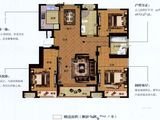 香槟花园_3室2厅2卫 建面128平米