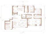 奥体金茂府_4室2厅3卫 建面245平米