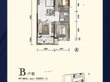 保利城_2室2厅1卫 建面85平米