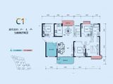 会展三润城_5室2厅2卫 建面142平米