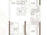 蓝光雍锦府_2室2厅1卫 建面79平米